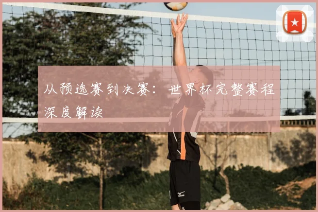 从预选赛到决赛:世界杯完整赛程深度解读